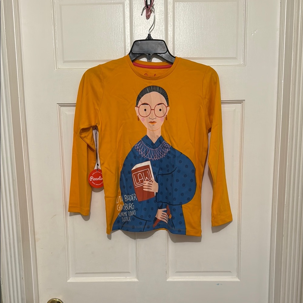 Piccolina Mustard Yellow Long Sleeve Tee RBG